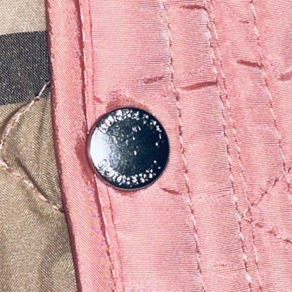 Burberry Pink Quilted Kids Jacket - Picture 6 of 13